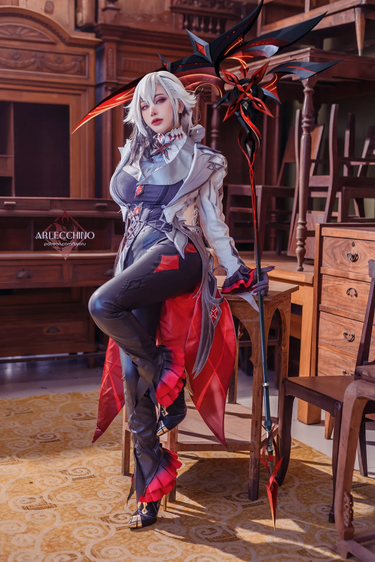 Byoru - Arlecchino Dress (Genshin Impact)-erohere0.webp